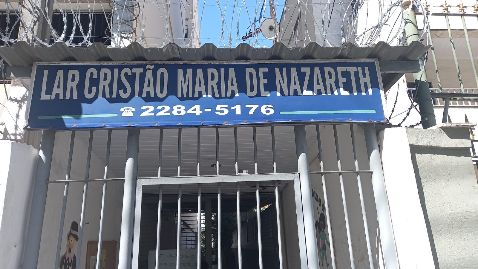 DOAÇÃO DE COBERTORES E AGASALHOS PARA O LAR CRISTAO MARIA DE NAZARETH
