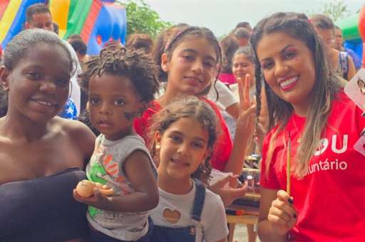 Festa de comemoração ao dia das crianças